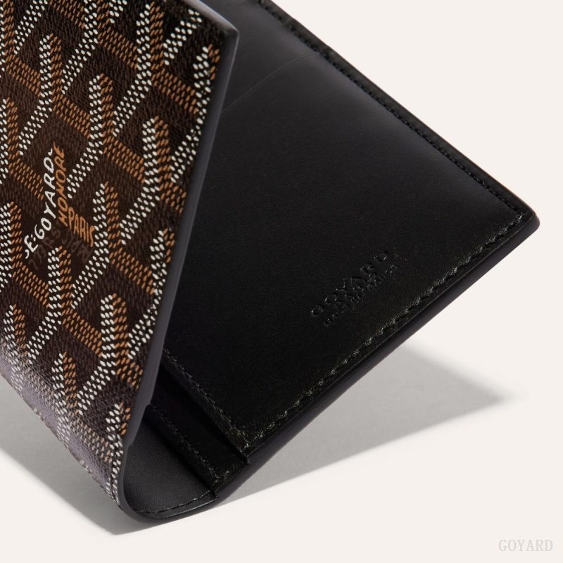 Goyard SAINT-ROCH WALLET Mustat | IYAN2146