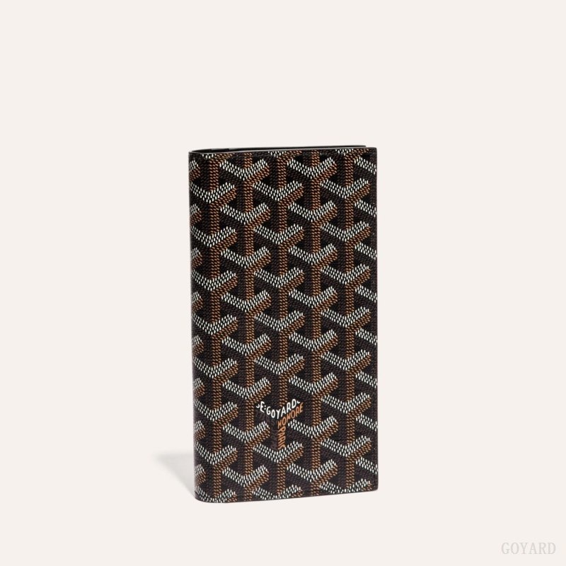 Goyard SAINT-ROCH WALLET Mustat | IYAN2146