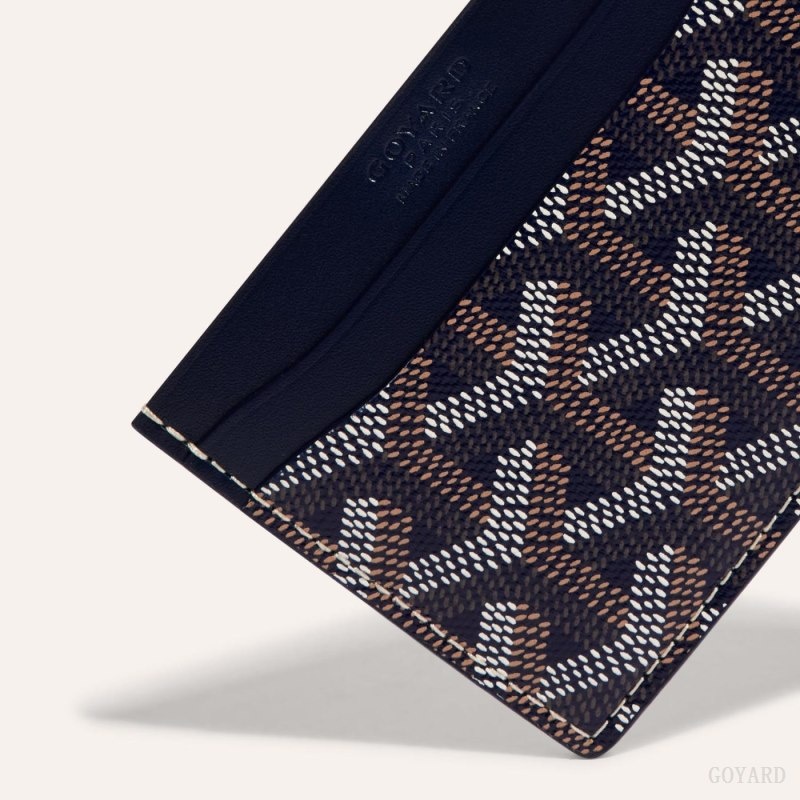 Goyard SAINT-SULPICE CARD WALLET Laivastonsininen Sininen | KKGW9116