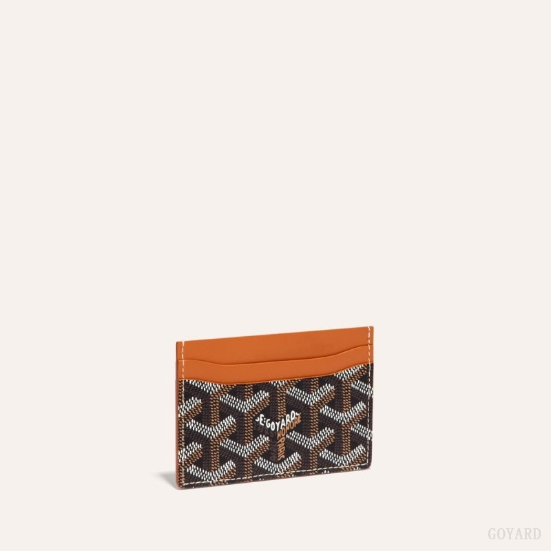 Goyard SAINT-SULPICE CARD WALLET Mustat Ruskea | AICW7091