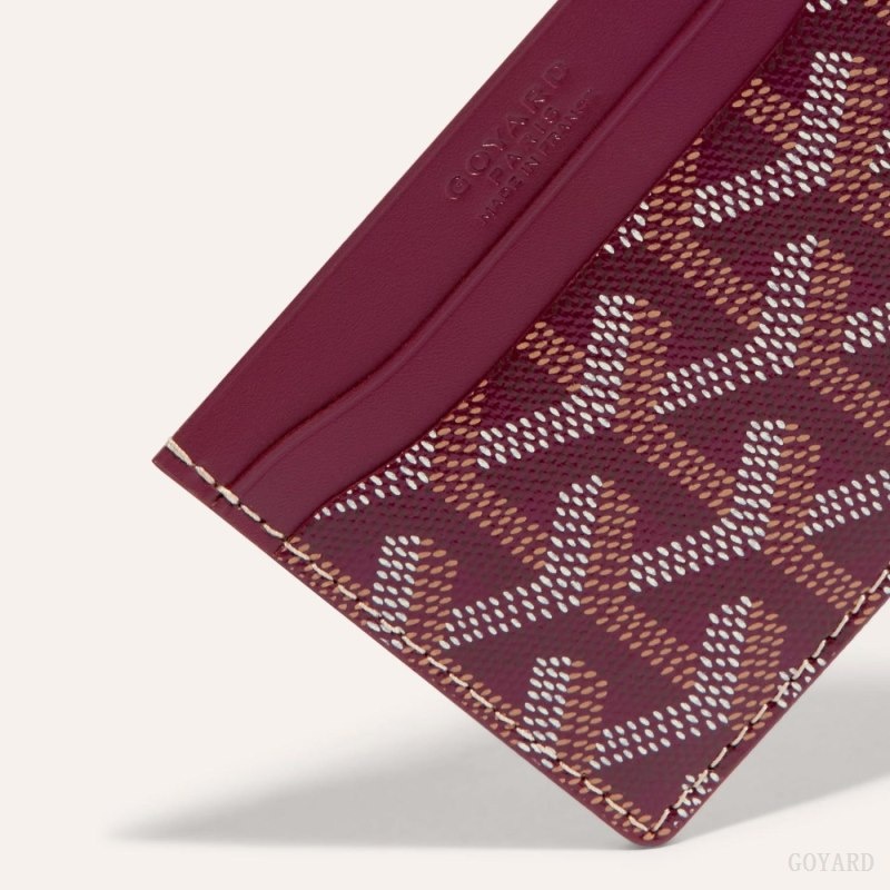 Goyard SAINT-SULPICE CARD WALLET Viininpunainen | KZWT1859