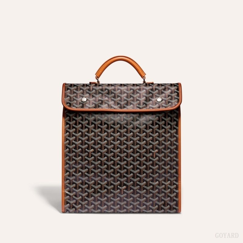 Goyard SAINT LEGER BACKPACK Mustat Ruskea | URGA0355