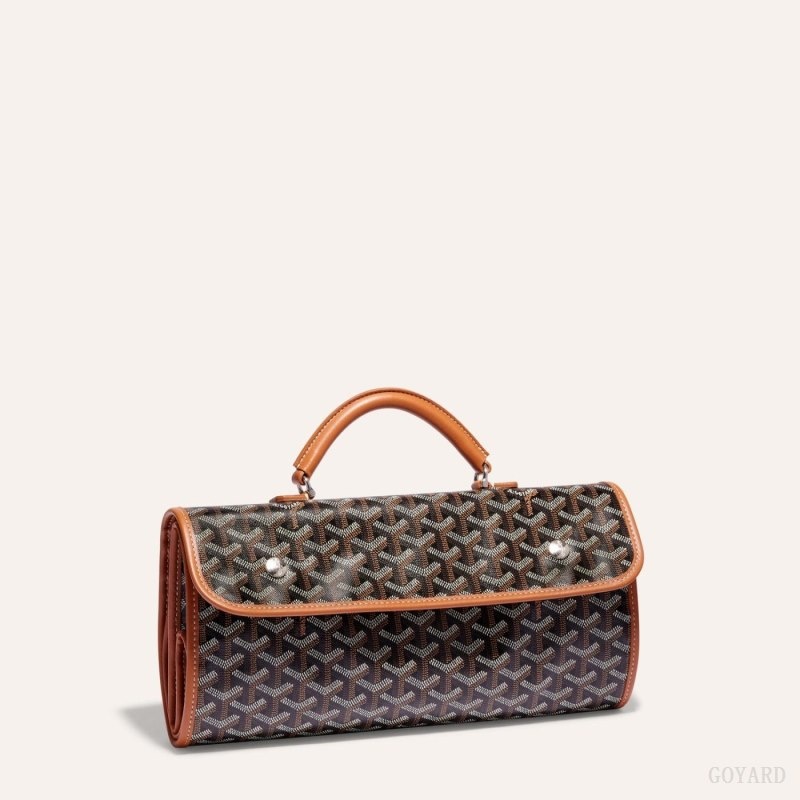 Goyard SAINT LEGER BACKPACK Mustat Ruskea | URGA0355