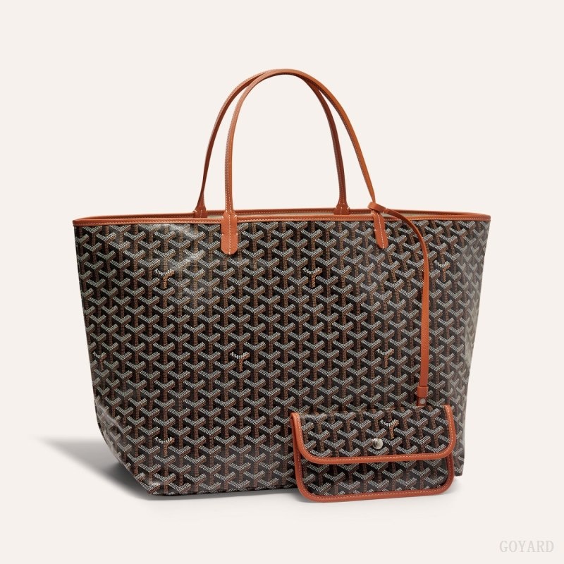 Goyard SAINT LOUIS GM BAG Mustat Ruskea | IIXN4151