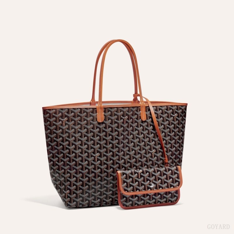 Goyard SAINT LOUIS PM BAG Mustat Ruskea | FXPA9071