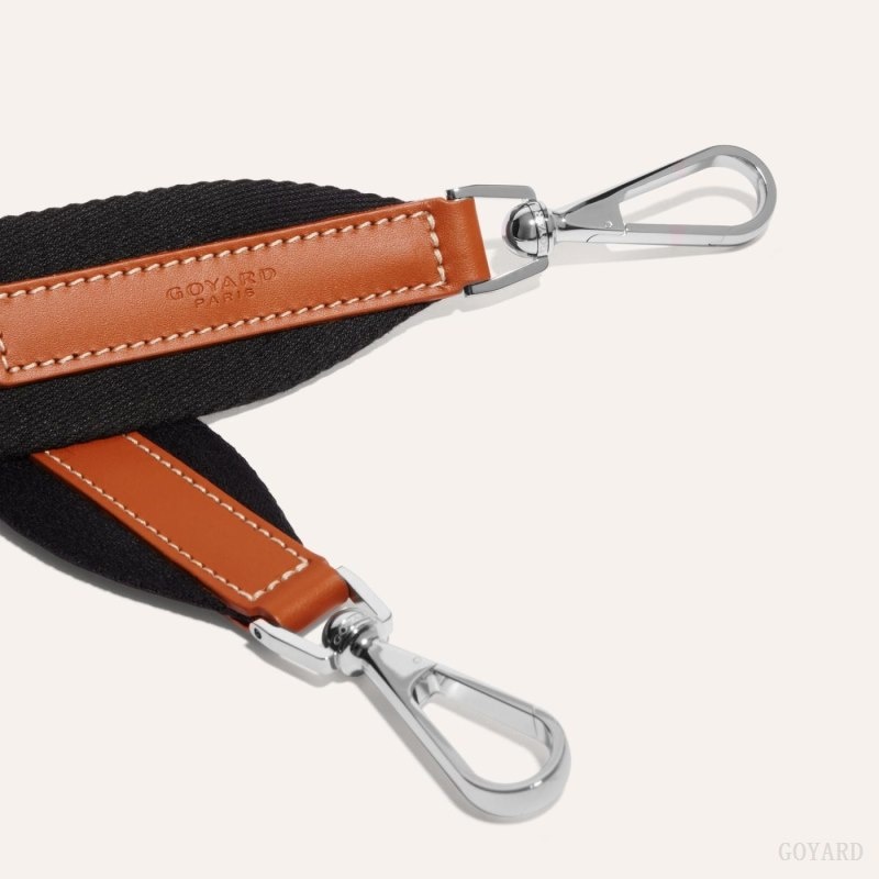 Goyard SANGLE MM STRAP Mustat Ruskea | FSQE8988