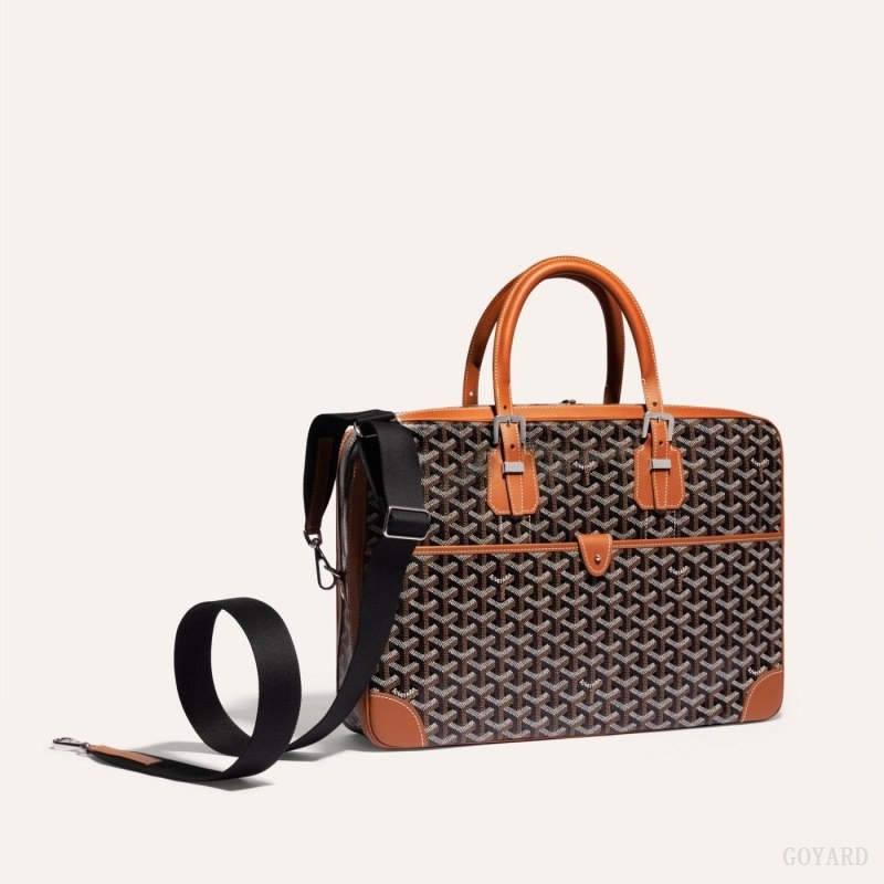 Goyard SANGLE MM STRAP Mustat Ruskea | FSQE8988