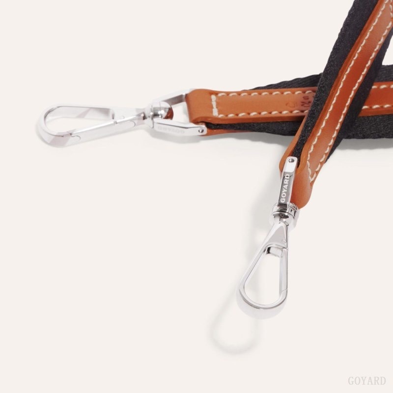 Goyard SANGLE PM STRAP Mustat Ruskea | HGEV6186