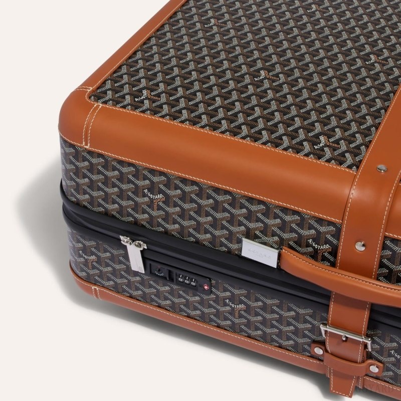 Goyard SATOLAS GM ROLLING SUITCASE Mustat Ruskea | RLTP5147