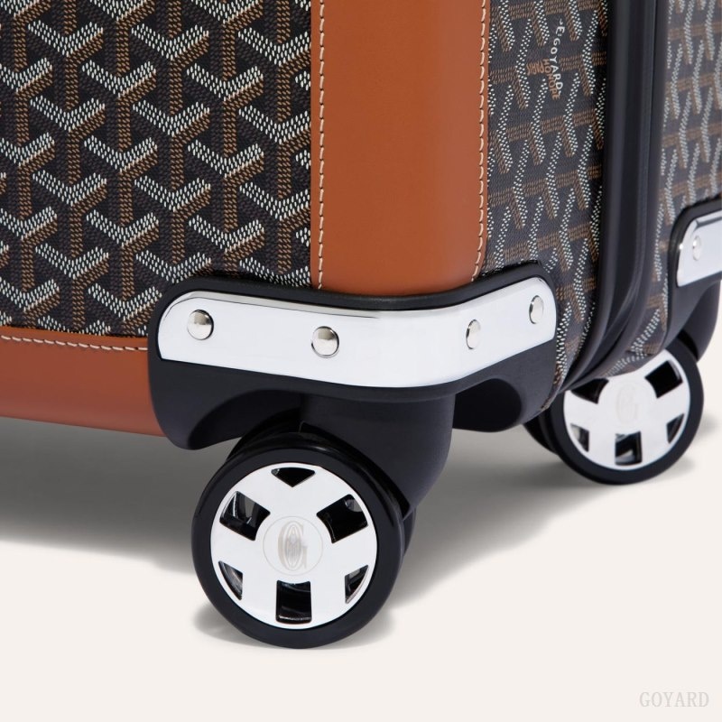 Goyard SATOLAS GM ROLLING SUITCASE Mustat Ruskea | RLTP5147