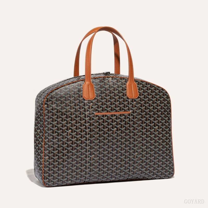 Goyard SAVILE ROW GARMENT BAG Mustat Ruskea | GVDS0776