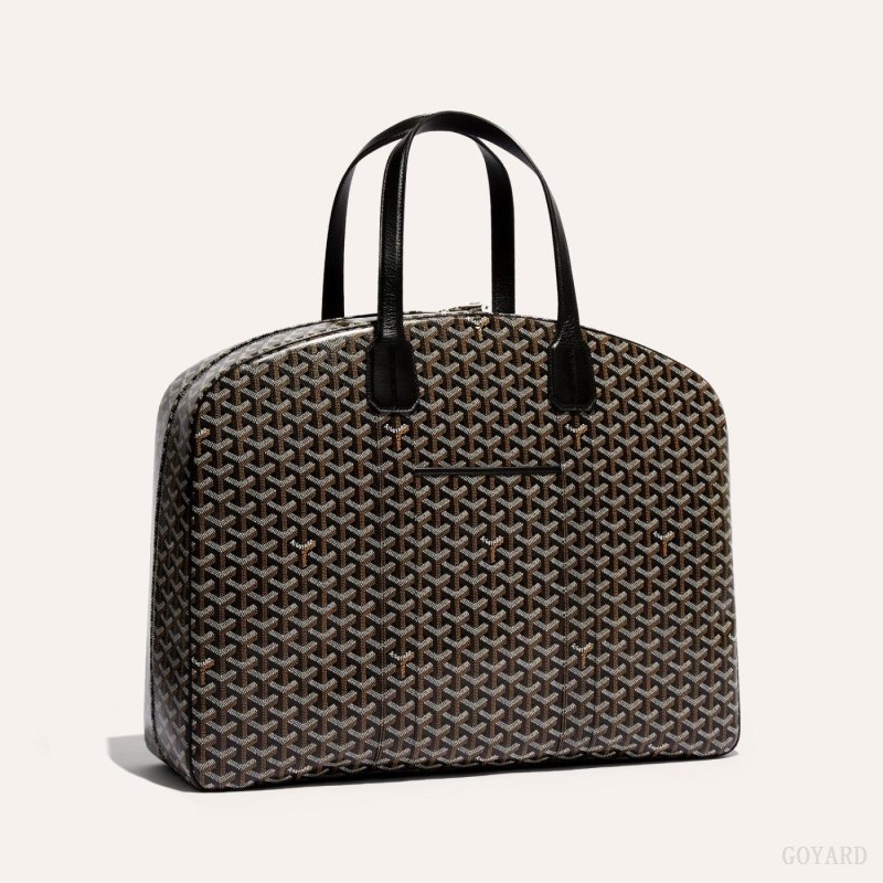 Goyard SAVILE ROW GARMENT BAG Mustat | OKOA9622