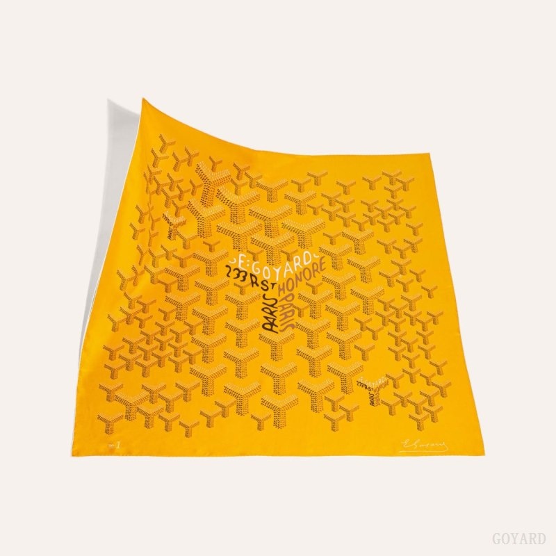 Goyard SCARF N°1 Keltainen | GEVL1197