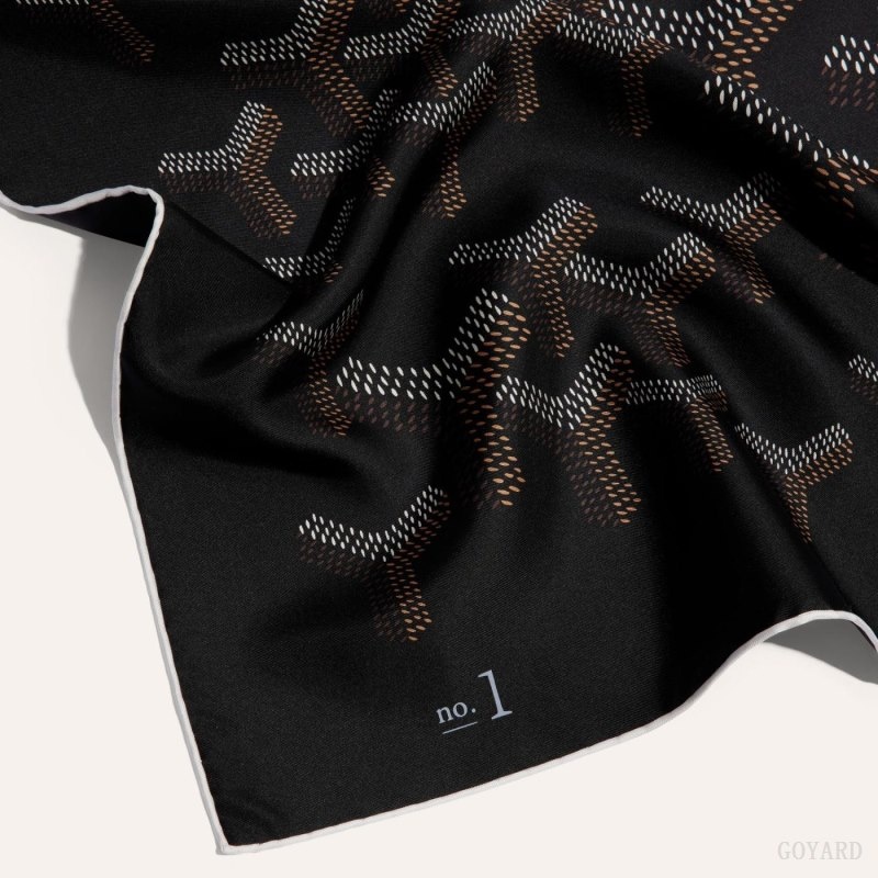 Goyard SCARF N°1 Mustat | WMWT0629