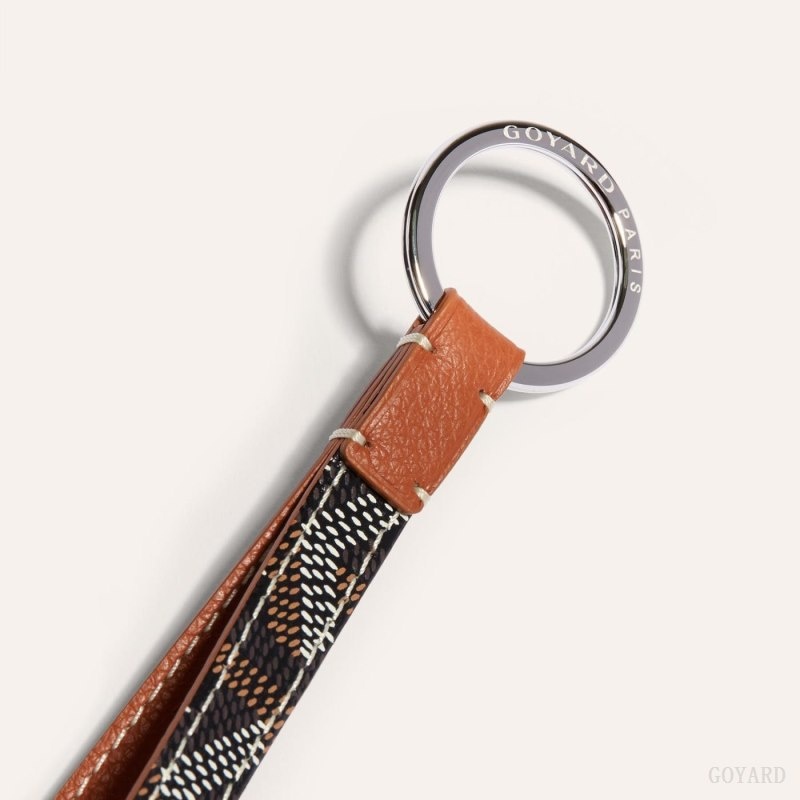 Goyard SESAME KEY RING Mustat Ruskea | STPX2738