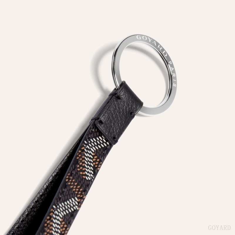 Goyard SESAME KEY RING Mustat | HVIK4374