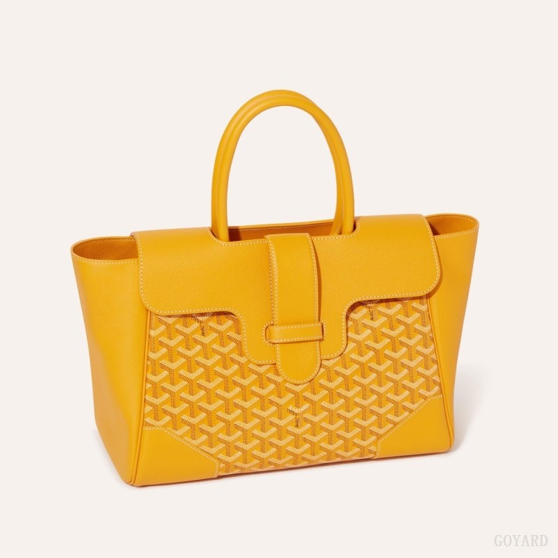 Goyard Saïgon tote bag Keltainen | ZQNK2359