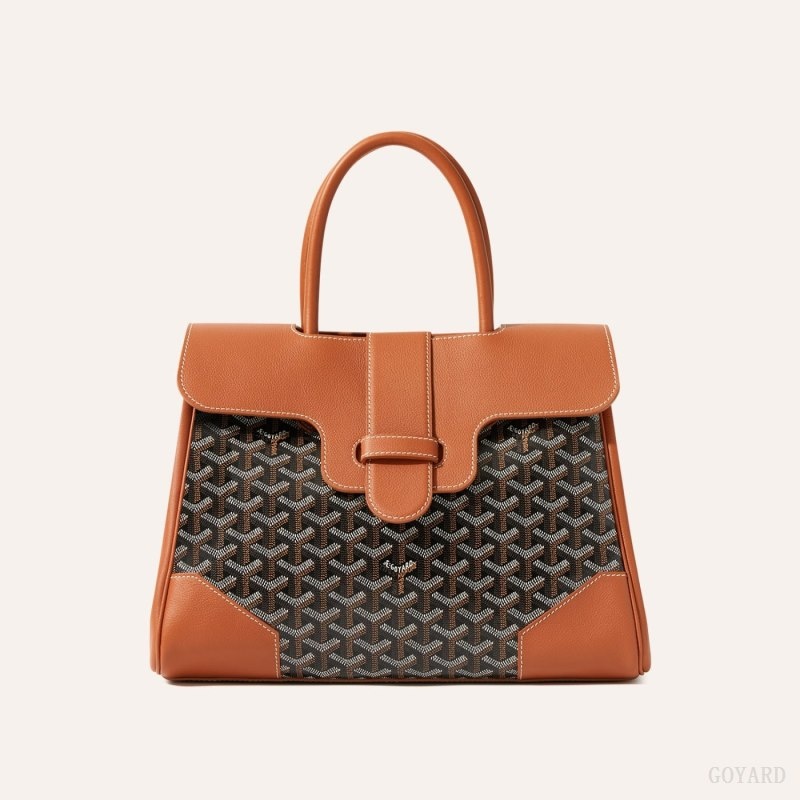 Goyard Saïgon tote bag Mustat Ruskea | NIXK4619