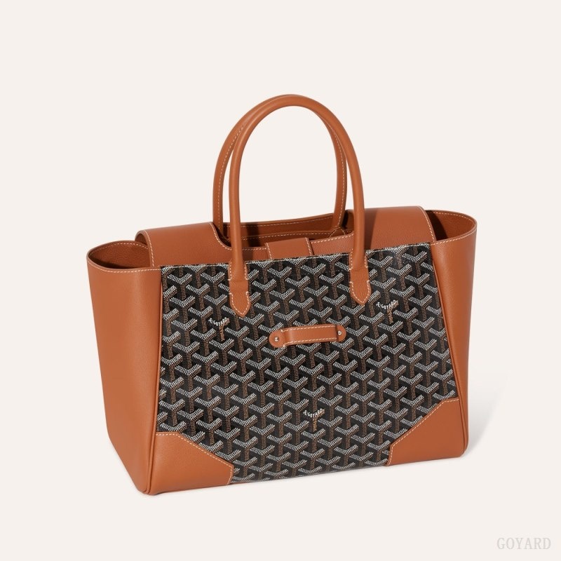 Goyard Saïgon tote bag Mustat Ruskea | NIXK4619