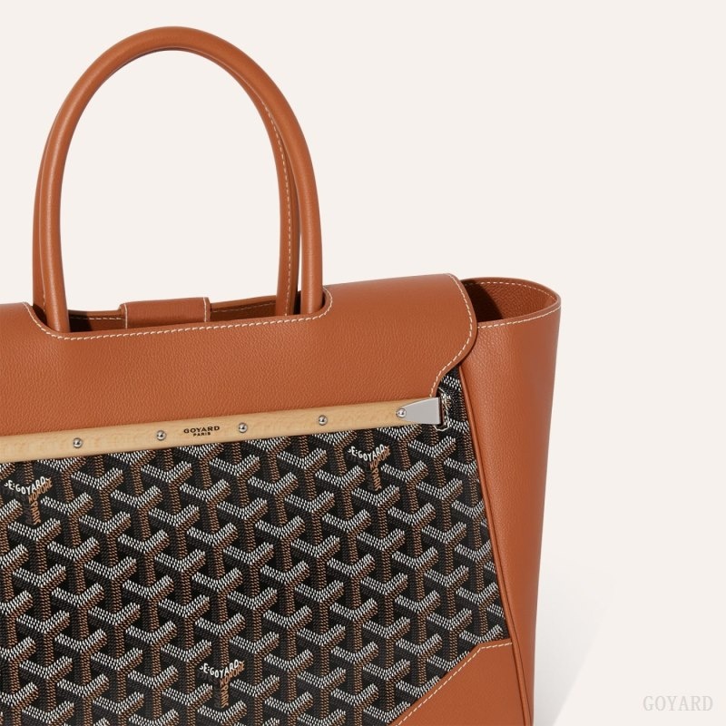 Goyard Saïgon tote bag Mustat Ruskea | NIXK4619