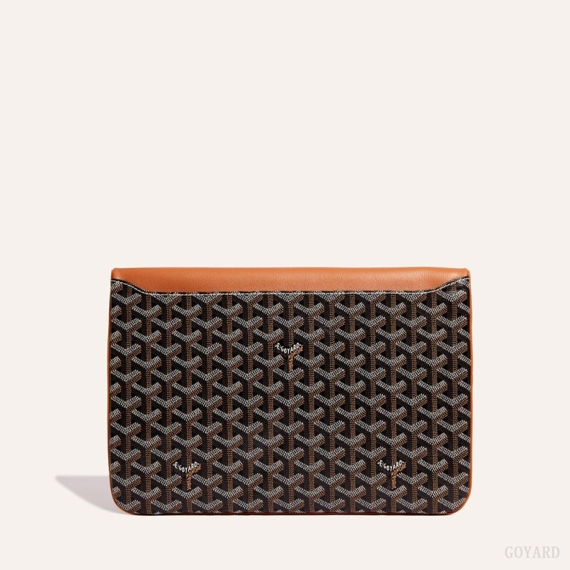 Goyard Sainte-Marie GM Clutch Mustat Ruskea | MWOM3869