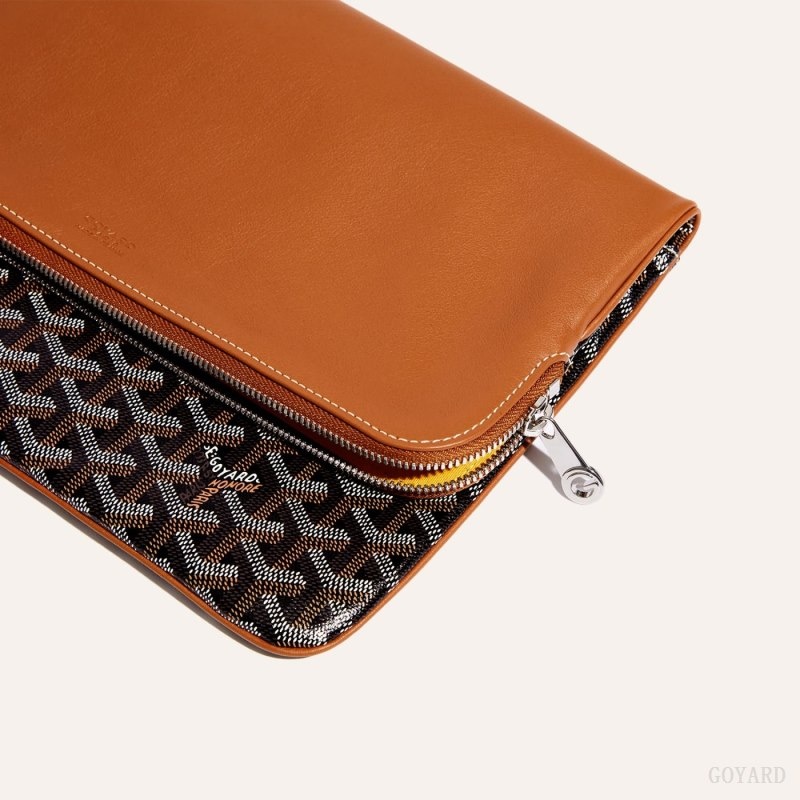 Goyard Sainte-Marie GM Clutch Mustat Ruskea | MWOM3869