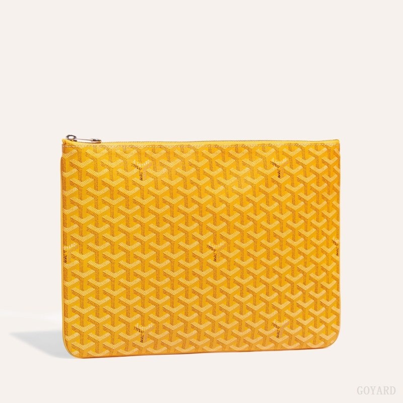 Goyard Sénat MGM Pouch Keltainen | XQFF7718