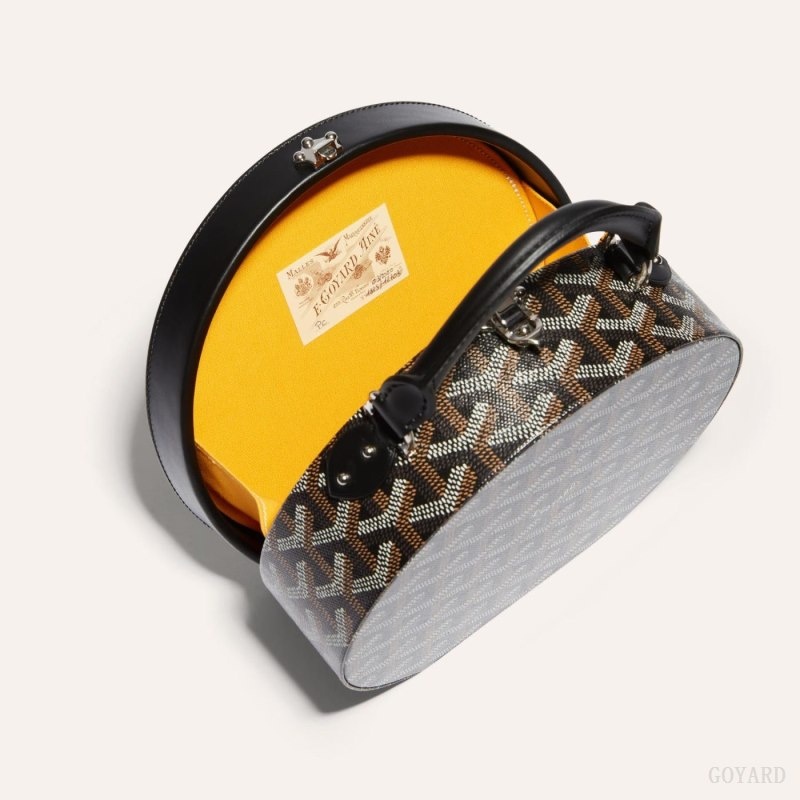 Goyard THE ALTO HATBOX TRUNK BAG Mustat | IISI6264