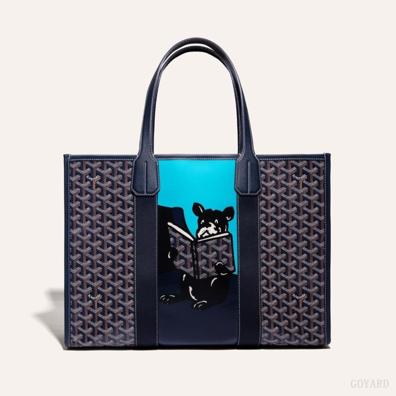 Goyard VILLETTE TOTE BAG Laivastonsininen Sininen | QPWM8368