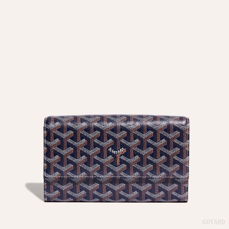 Goyard Varenne Continental Wallet Laivastonsininen Sininen | ZGTT6273