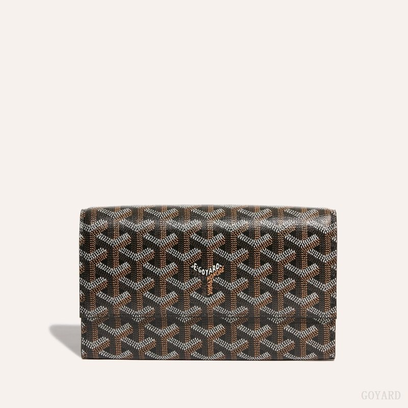 Goyard Varenne Continental Wallet Mustat | TNEV1917