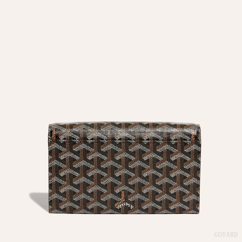 Goyard Varenne Continental Wallet Mustat | TNEV1917