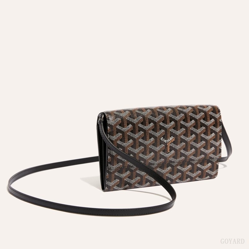 Goyard Varenne Continental Wallet Mustat | TNEV1917