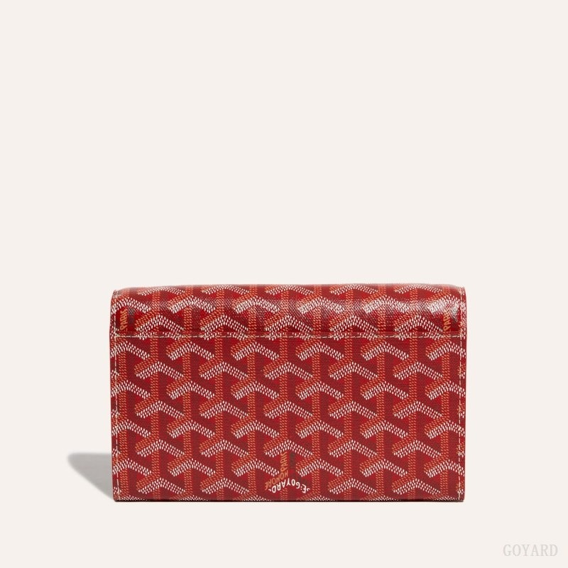 Goyard Varenne Continental Wallet Punainen | YQLF6443