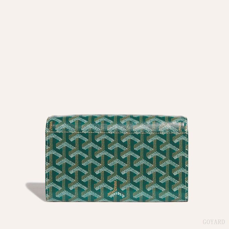 Goyard Varenne Continental Wallet Vihreä | RUUV8949