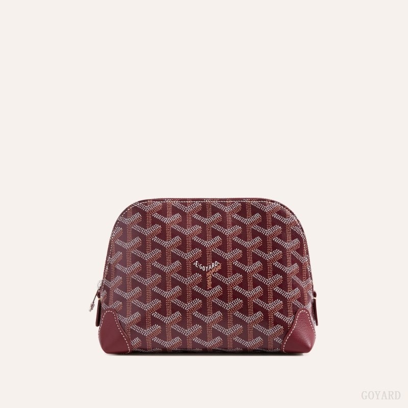 Goyard Vendôme Cosmetic Pouch Viininpunainen | JMHR3828