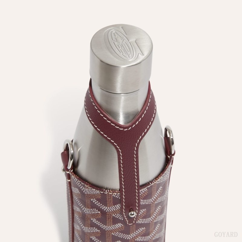 Goyard Yonne MM Case & Flask Viininpunainen | GHSP7661