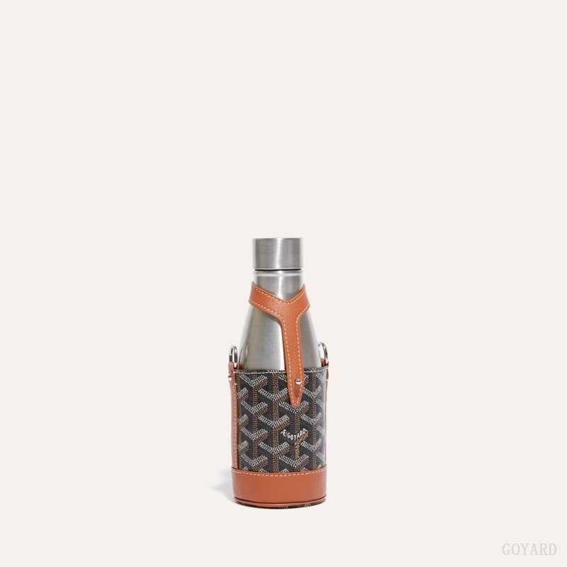 Goyard Yonne PM Case & Flask Mustat Ruskea | MQAL2288